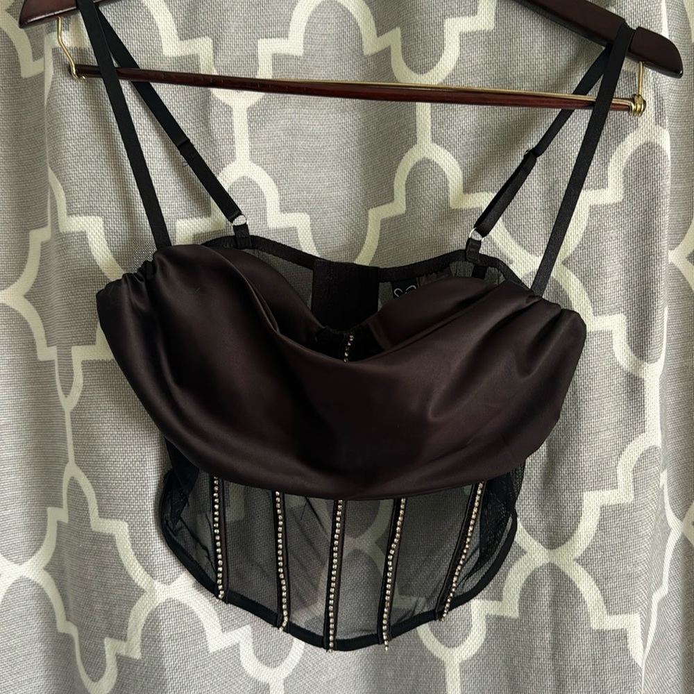 Windsor Black Diamond corset top